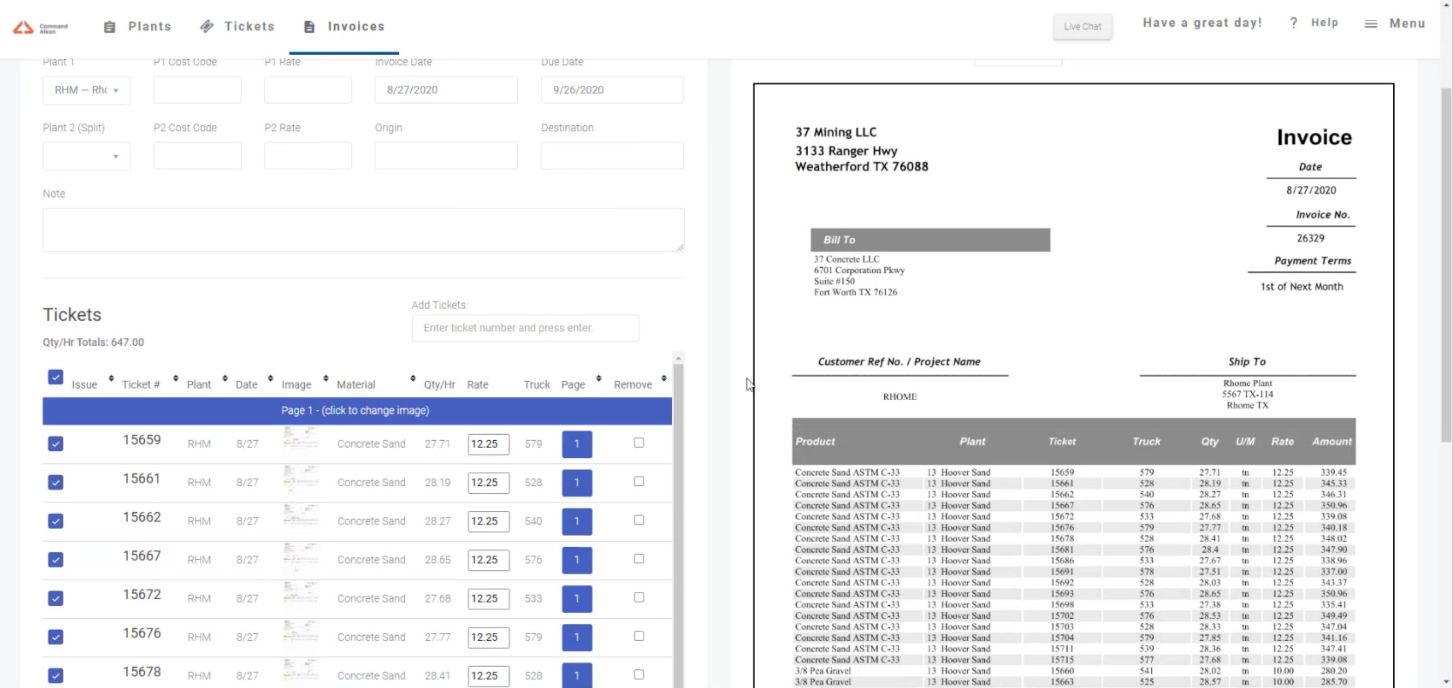 Ticket Accounting